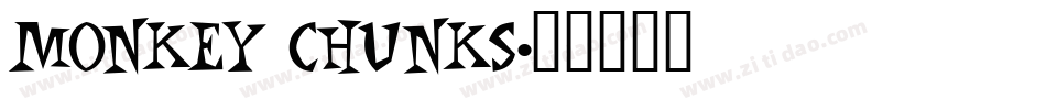 Monkey Chunks字体转换